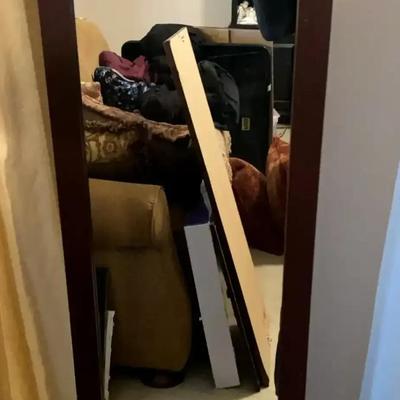 Wooden Full-Length Stand-Up Mirror, 14" x 58"