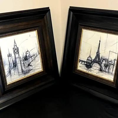 Framed Art “You Are Here” by Kirkland’s (2 Pieces)