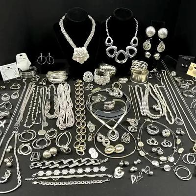 Gold & Silver-Toned Jewelry Collection, featuring Necklaces, Bracelets, Earrings & Statement Pieces