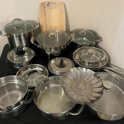 Pots & Pans Collection, featuring Cuisinart Stainless Cookware