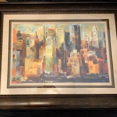 Large Abstract Cityscape Wall Art by Kirkland’s