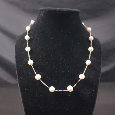 14K Pearl Necklace 