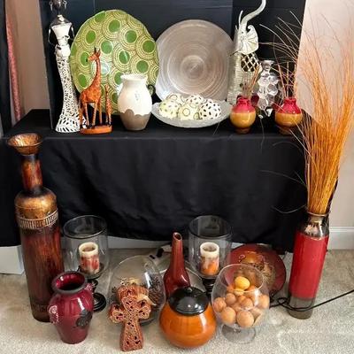 Metal, Glass, and Ceramic Decorative Collection