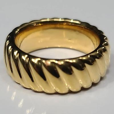 14K Milor Italy Gold Ring, Size 9