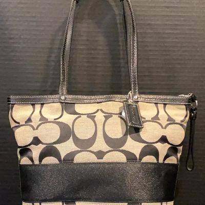 Signature Black Stripe Coach 