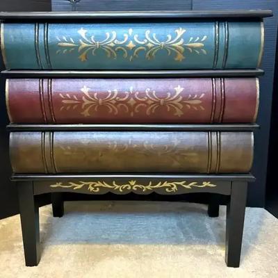 Pier 1 Imports Cabinet with Three Painted Drawer Fronts