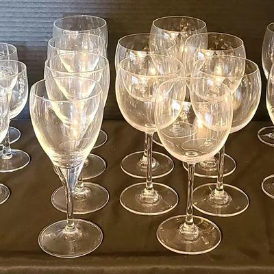 Clear Glass Stemware Collection