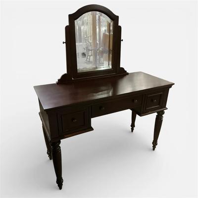 Dark Wood Vanity 