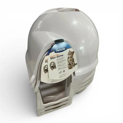 Three Petmate Clean Step Litter Domes (15 x 22)