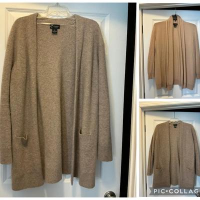 C by Bloomingdales Cashmere Open Cardigans XL