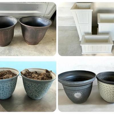 Plastic Planter Collection 