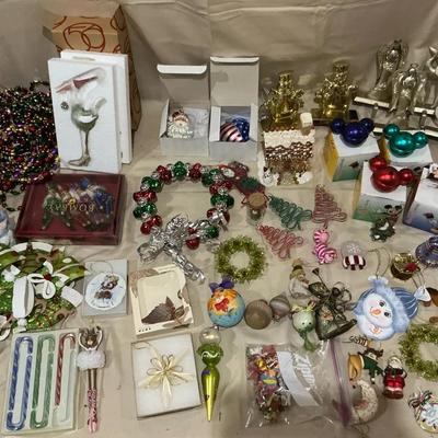 Christmas Blown Glass ornaments, Disney, Bombay and More 