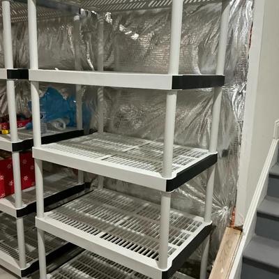 Plastic Storage Shelf #2 36x24x72