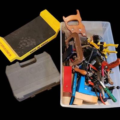 Large Tool Lot Featuring Ryobi 9.6V Drill