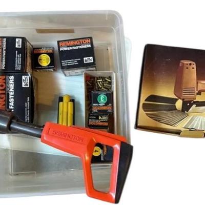 Electric Nail Gun Kit & Remington Power Fastener