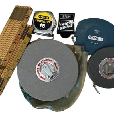 Collection of vintage measuring tapes