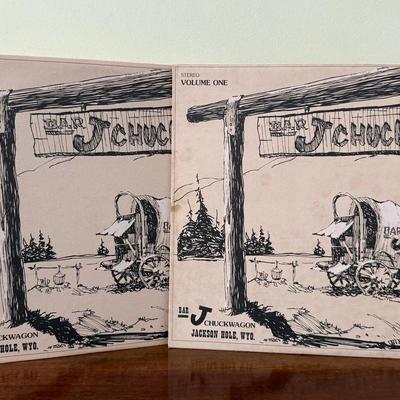 (2) Bar Chuckwagon Records *Signed*