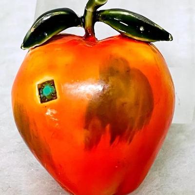Vintage “HAR” Apple Brooch 
