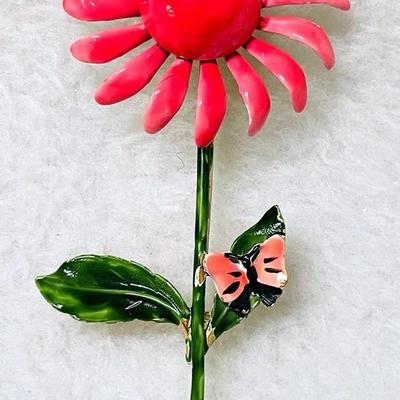 Vintage “Weiss” Floral Brooch