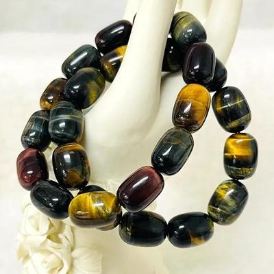 Tigers Eye Beaded Bracelets