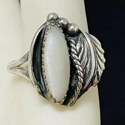 Native American Sterling Feather Ring