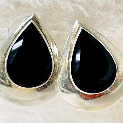 Sterling Silver Teardrop Earrings