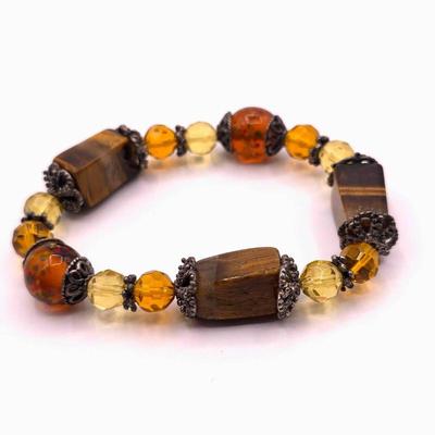 Tiger Eye Vintage Stretch Bracelet