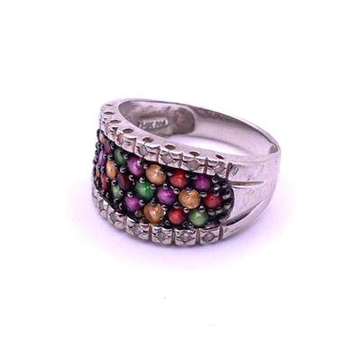 Gems en Vogue Garnet Diamond Ring