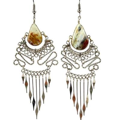 Peruvian Style Dangle Earrings