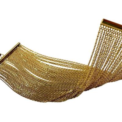 Italian 18K Gold Multi-Strand Bracelet – Estate Gold