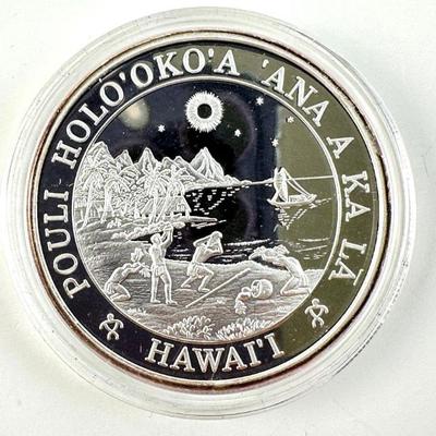 Hawaii Eclipse .999 Silver Proof Coin