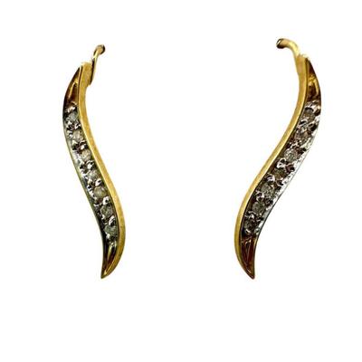 Diamond Accent Gold Earrings