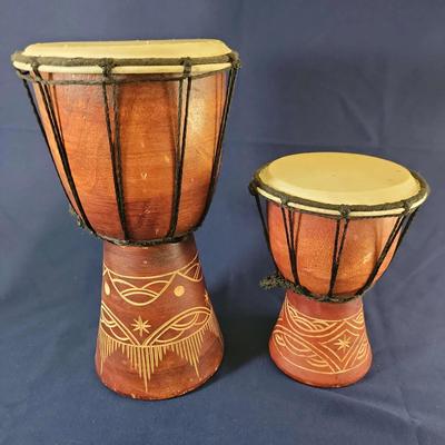 Vintage Handcrafted Djembe Drums