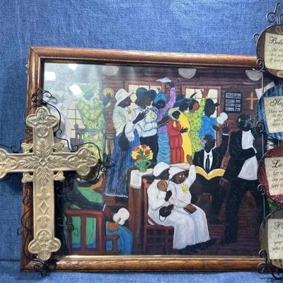 Floyd Newkirk “gospel Prayer” African American Art Print 1995 