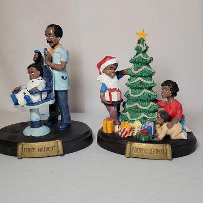 Vintage Figurines Celebrating Baby's Firsts