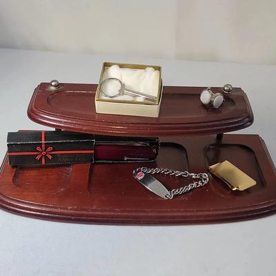 Vintage Men's Valet Jewelry Organizer And More