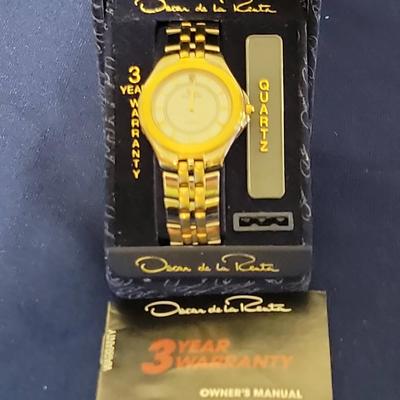 Oscar De La Renta Quartz Watch New In Box 