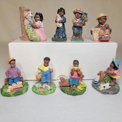 Vintage Miniature Black Americana Farming Children And More Featuring Tripp's