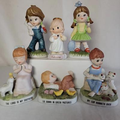 Vintage Homco And Precious Moments And More Figurines 