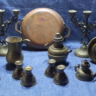 Brass And Copper Pieces