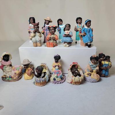 Vintage Black Americana Miniature Figurines Including Youngs Inc 
