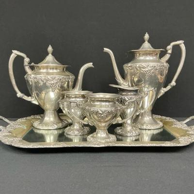 Silver Plated Coffee & Tea Service Set