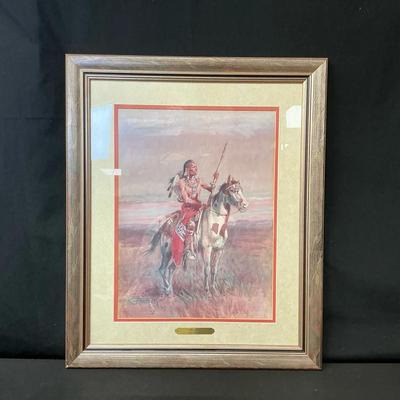 Framed Print Titled The Scout