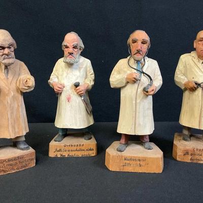 Wooden Figurines Of Doctors