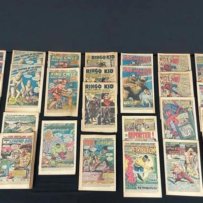 1970’s Stan Lee Marvel Comics Group Coverless Books