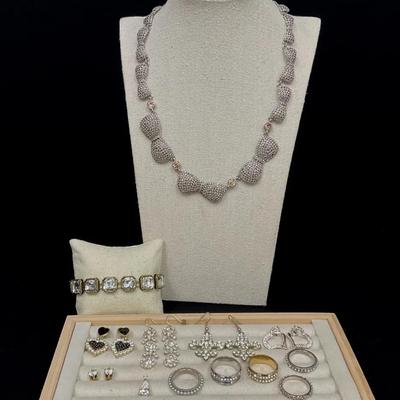 Crystal Accent Costume Jewelry 