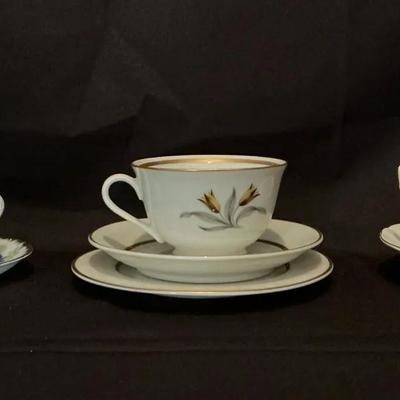 A Trio Of Tea Cups 