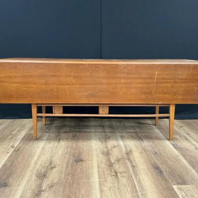 Mid Century Modern Drop Leaf Dining Table