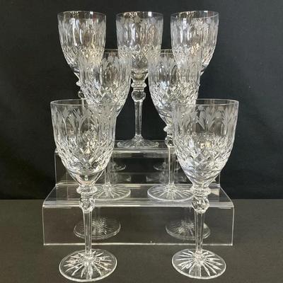 Rogaska Queen Pattern Crystal Water Glasses