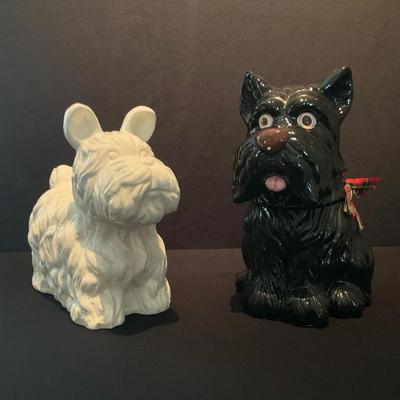 Two Ceramic Dogs